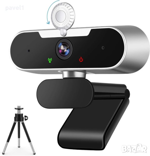 Неразопакована камера ARVIEMI 2021 1080P Full HD с 2 микрофона и трипод, снимка 1