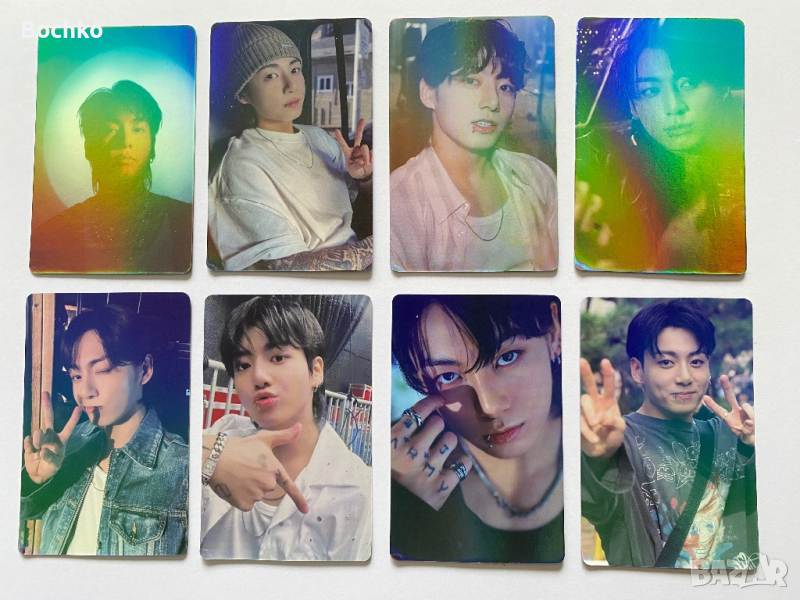 Kpop BTS Jungkook картички 8 броя, снимка 1