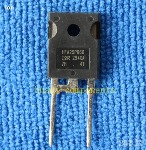 HFA25PB60 HEXFRED ultra fast diode 600V, 25A, 23ns, снимка 1