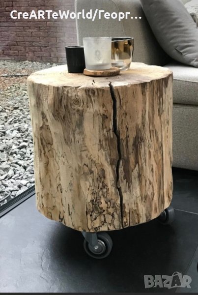 Маса за кафе ,помощна маса,малка маса,поставка за снимки и книги,свещи,чаши идр., снимка 1