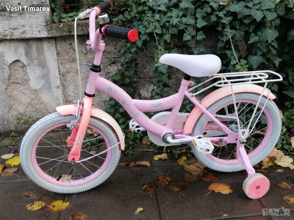 Детско розово колело 18! , снимка 1