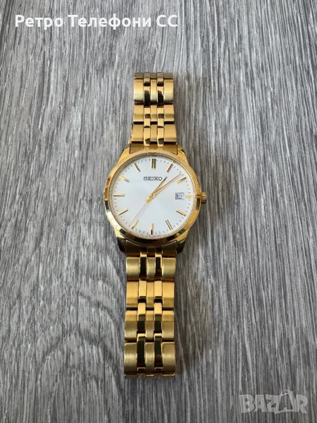 Мъжки часовник Seiko SEIKO GOLD златен цвят, снимка 1