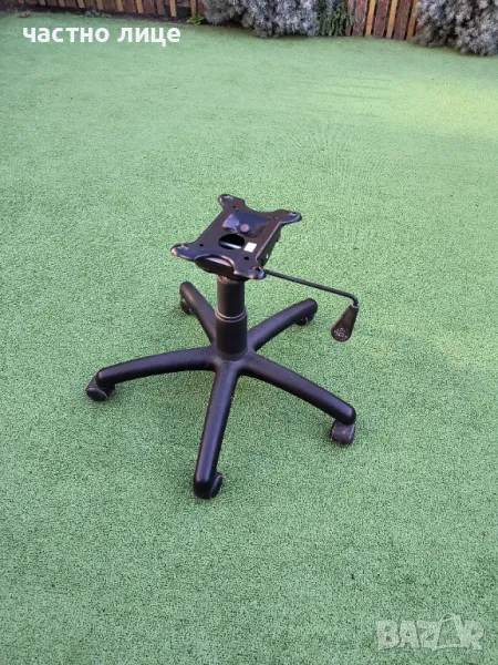 основа  за офис стол с колелца и работещ амортисьор , снимка 1