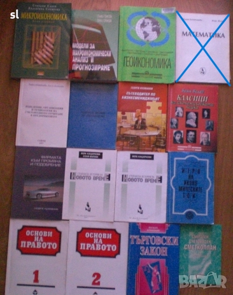 Учебници за ВУЗ и СОУ-икономика,математика,литература и др., снимка 1