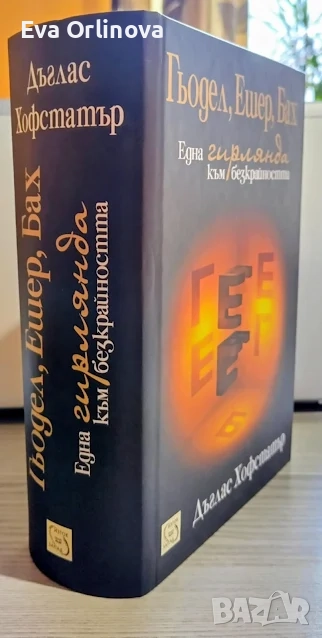"Гьодел, Ешер, Бах: една гирлянда към безкрайността" - ДЪГЛАС ХОФСТАТЪР, снимка 1