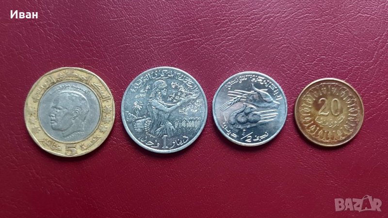 Монети Тунис, снимка 1