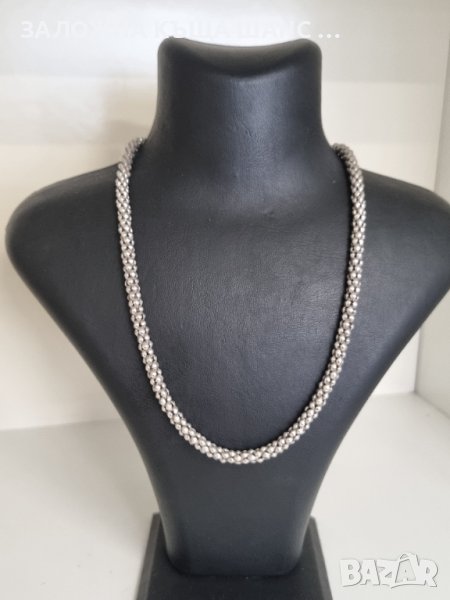 Ръчно изработено колие 925 проба , снимка 1