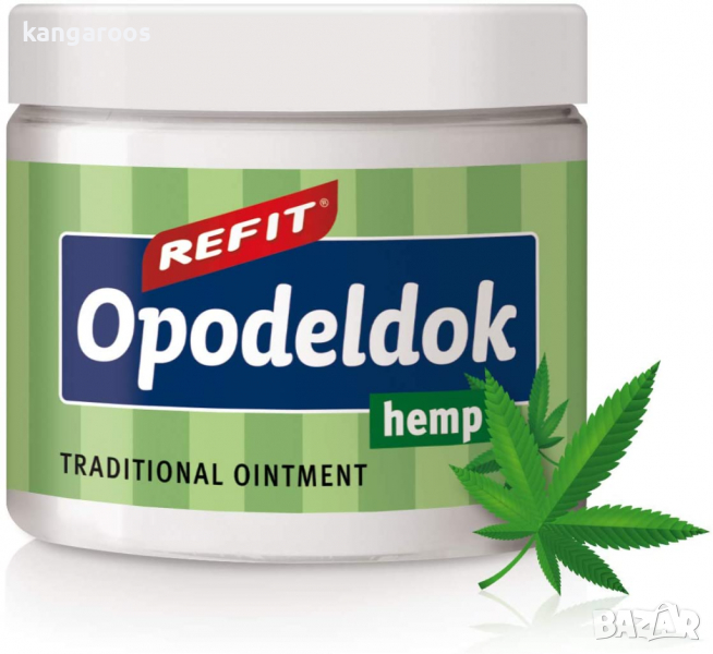 Балсам за кръста, гърба, мускулите и ставите Refit Opodeldok Cannabis 200 ml, снимка 1
