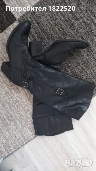 Черни ежедневни ботуши, снимка 1