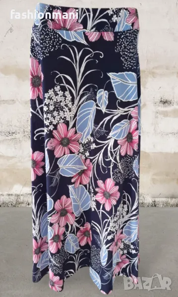 Дълга разкроена пола - код 1153, снимка 1