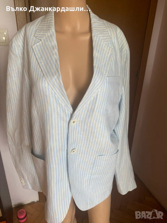 Ленено сако райе G star, размер L, снимка 1