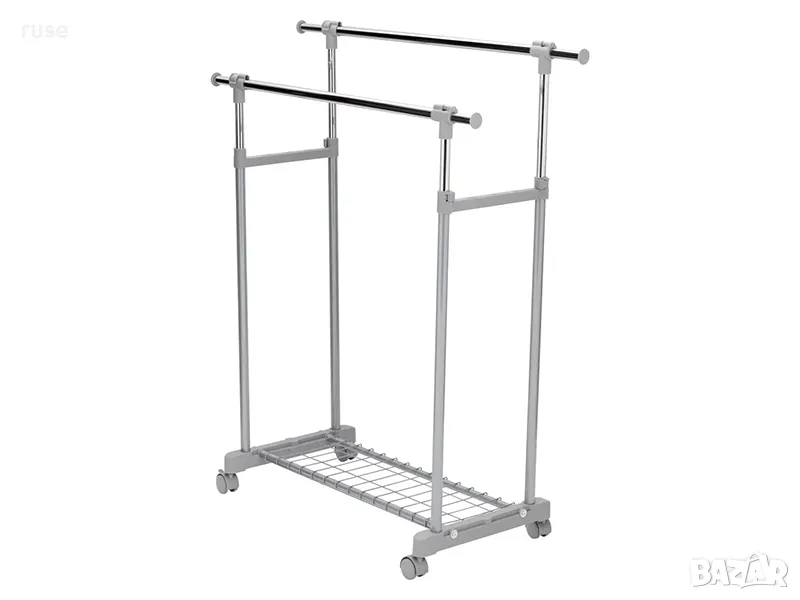 НОВИ! Двоен щендер закачалка за дрехи обувки аксесоари до 29кг, снимка 1