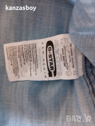 g-star usn rhine shirt - мъжка деним риза р-р XL, снимка 6 - Ризи - 53621464