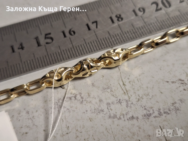 Златна гривна 5,5гр 14к, снимка 4 - Гривни - 52629503