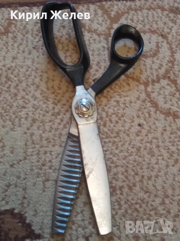 Стара шивашка ножица 50659, снимка 2 - Антикварни и старинни предмети - 52127238