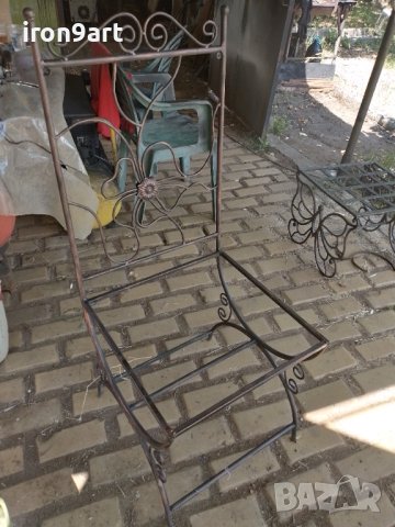 маси , пейки и столове от ковано желязо, снимка 13 - Други - 40346178