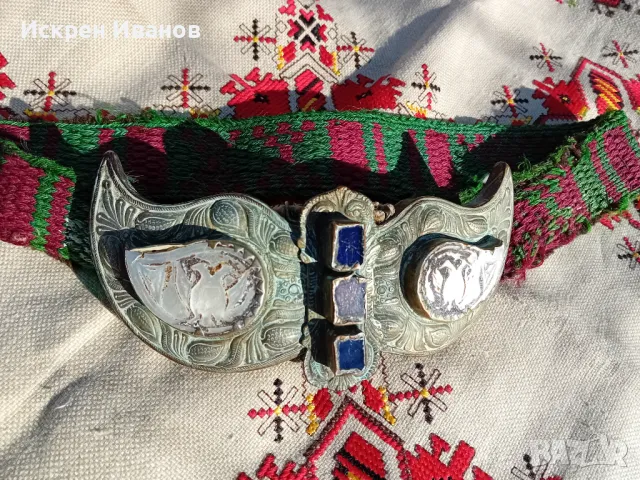 Седефена пафта с коланче, снимка 3 - Други ценни предмети - 34951946