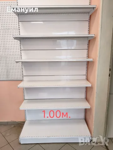 Метални стелажи за магазин , снимка 4 - Стелажи и щандове - 55773067