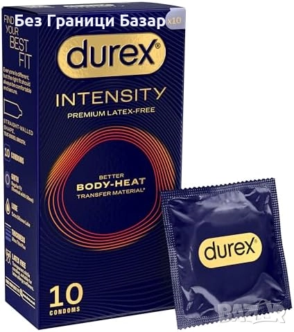Нови Durex Intensity презервативи – максимална чувствителност, 10 броя комплект, снимка 1