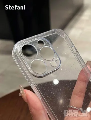 Силиконов прозрачен калъф за Iphone15, снимка 3 - Калъфи, кейсове - 47704241