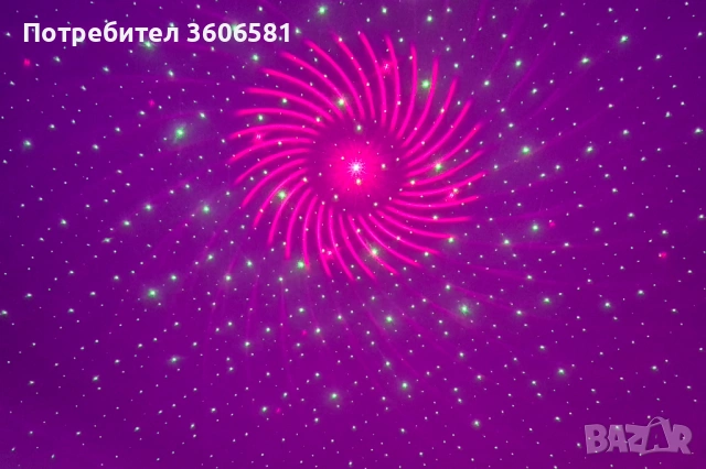 DJ Disco Laser за партита с вградена презареждаща се акумулаторна батерия и ефект според звука, снимка 15 - Друга електроника - 48420593