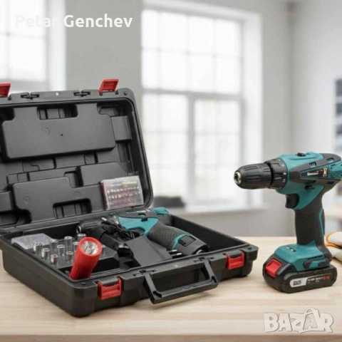 Акумулаторен винтоверт с пълен комплектOnderon Power Performance 218 части 