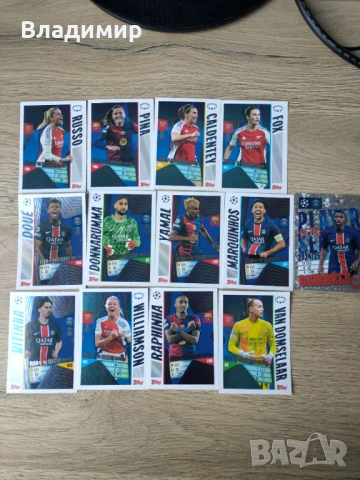Topps УЕФА Шампионска лига 25/26 - различни стикери , снимка 3 - Колекции - 53390025