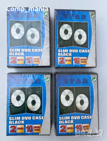 Кутии за 2бр. CD/DVD дискове, снимка 1 - Други - 36346625