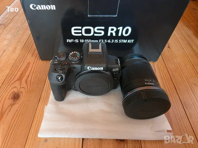 Фотоапарат Canon EOS R10 + обектив Canon RF-S 18-150mm