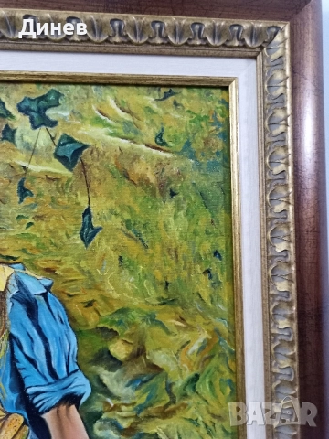 Картина маслени бои върху платно Ma Consepcion., снимка 4 - Картини - 51695115