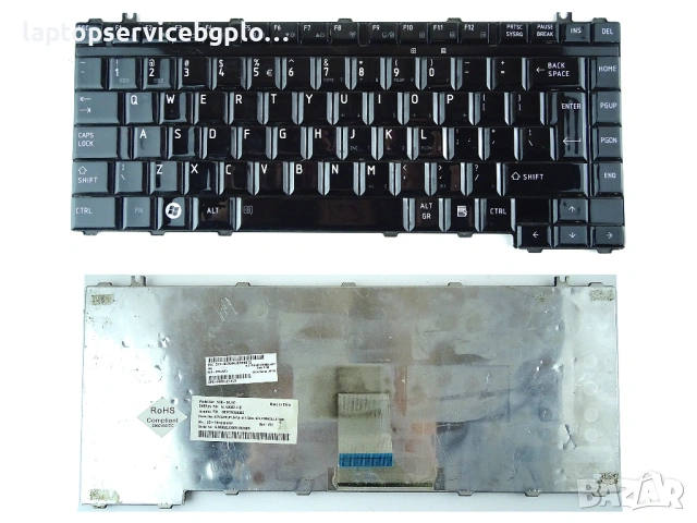 TOSHIBA A200 A300 L200 L300 M200 Series Клавиатура GLOSSY MP-06866D0-6988, снимка 2 - Части за лаптопи - 53649899