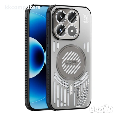 ABEEL Алуминиев Магнитен Калъф за Xiaomi 17 - PC+TPU, N52 магнит, Вентилация, 5 цвята, снимка 5 - Резервни части за телефони - 53800513