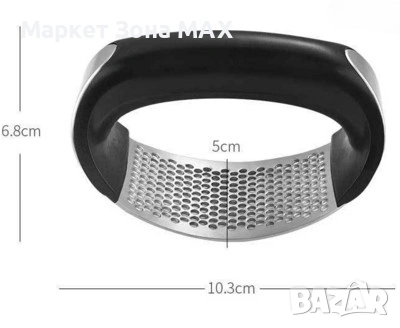 Ръчна кръгла преса за чесън от неръждаема стомана, снимка 3 - Аксесоари за кухня - 53696267
