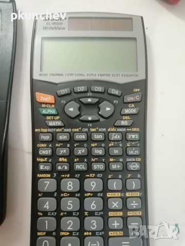 Научен калкулатор Sharp EL W506 B Writeview, снимка 5 - Друга електроника - 44929086