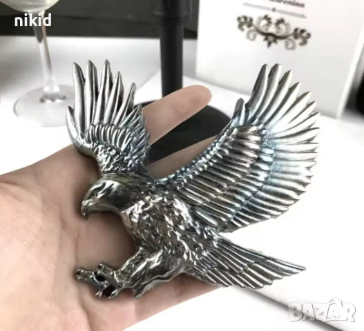 Голям Ястреб Орел Сокол Птица силиконов молд форма фондан гипс шоколад, снимка 3 - Форми - 51379815