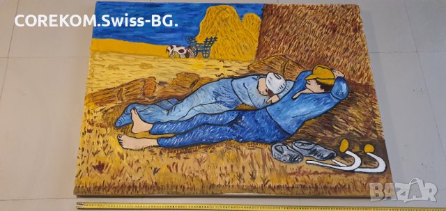  Van gogh ,Винсент  Ван Гог replica,реплика масло и акрил , снимка 9 - Картини - 41143637