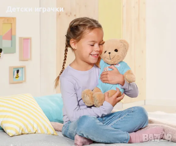 BABY Born Плюшено мече, с блузка, три цвята, снимка 6 - Плюшени играчки - 50182823