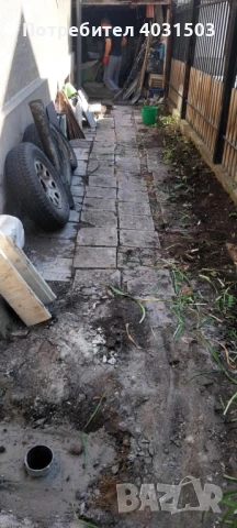 Вертикална планировка, подпорни стени, външни настилки в София, Перник и Югозападна България , снимка 2 - Ремонти на къщи - 49850885