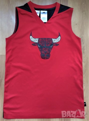 NBA / Chicago Bulls / Adidas - детски баскетболен потник за 152см., снимка 1 - Детски тениски и потници - 41936362