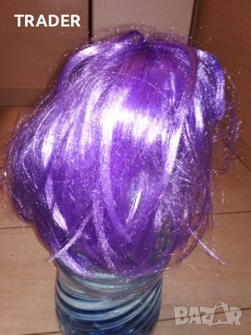Парти перука - черна руса лилава , снимка 3 - Други - 20223980
