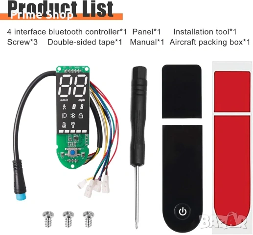 Дисплей за електрическа тротинетка Xiaomi M365/Pro/1S, снимка 6 - Части за велосипеди - 53752701