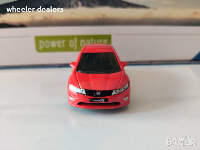Метална количка Matchbox Мачбокс Honda Civic Type R - 2008 - Red, снимка 8 - Колекции - 50754692