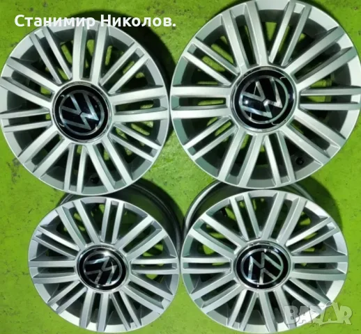 Алуминиеви джанти за VW Up 5,5x15 ET41,1S0601025AR,централни капачки за VW и Opel., снимка 9 - Гуми и джанти - 55752093