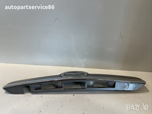 Сребърна табела за регистрационен номер на заден капак MZR-CD 2.2 за Mazda CX-7 (2011) EH6650811, снимка 3 - Части - 53635466