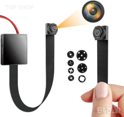 ‎Wi-Fi Мини шпионска камера,1080P,DIY камера 11 часа живот на батерията,Детекция на движение