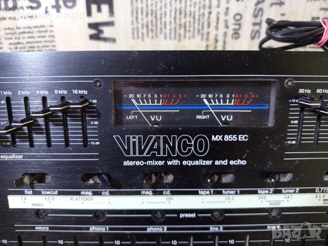 Еквалайзер"Vivanco"MX 855 EC, снимка 3 - Еквалайзери - 53762472