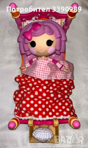 Голяма кукла Лалалупси с легло и аксесоари Lalaloopsy 78лв., снимка 4 - Кукли - 52187175