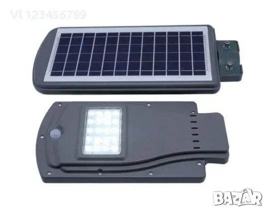 LED соларна улична лампа с датчик за движение 20w, снимка 4 - Соларни лампи - 48931529