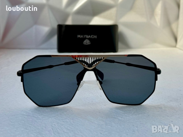 Maybach 2024 мъжки слънчеви очила маска 6 цвята , снимка 2 - Слънчеви и диоптрични очила - 44587574