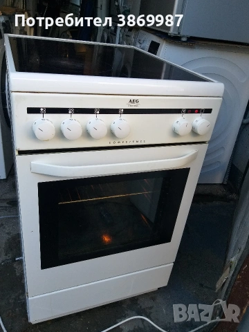 печка със керамични котлони AEG , снимка 6 - Печки, фурни - 53748626